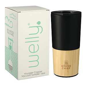 Welly® Copper Vacuum Tumbler 16oz w/ GB