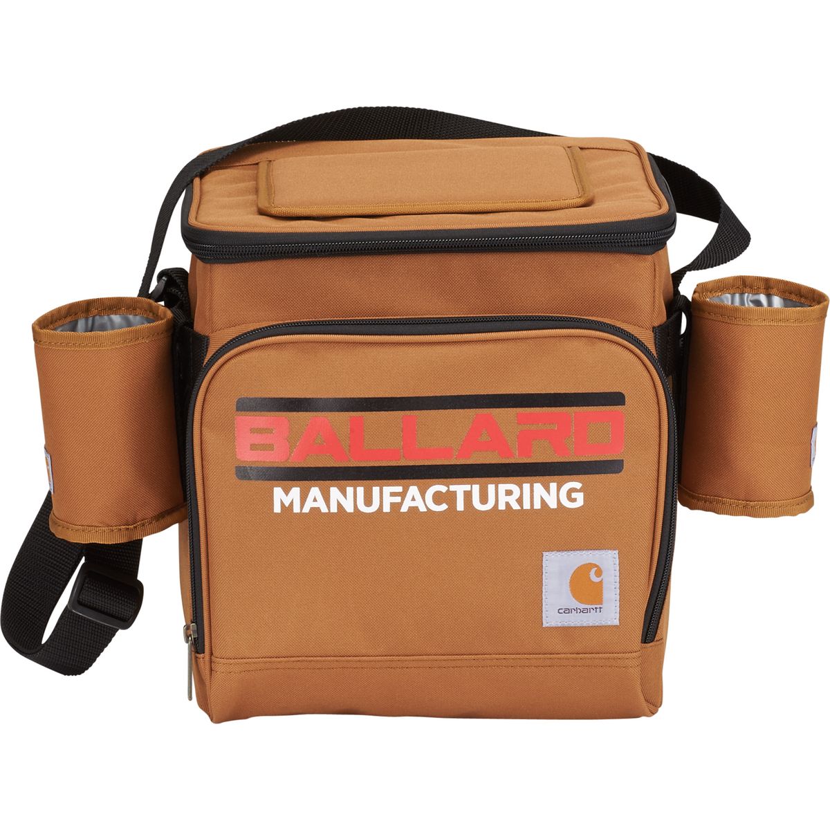 Carhartt® signature 18 can cooler with can holders Corporate Specialties