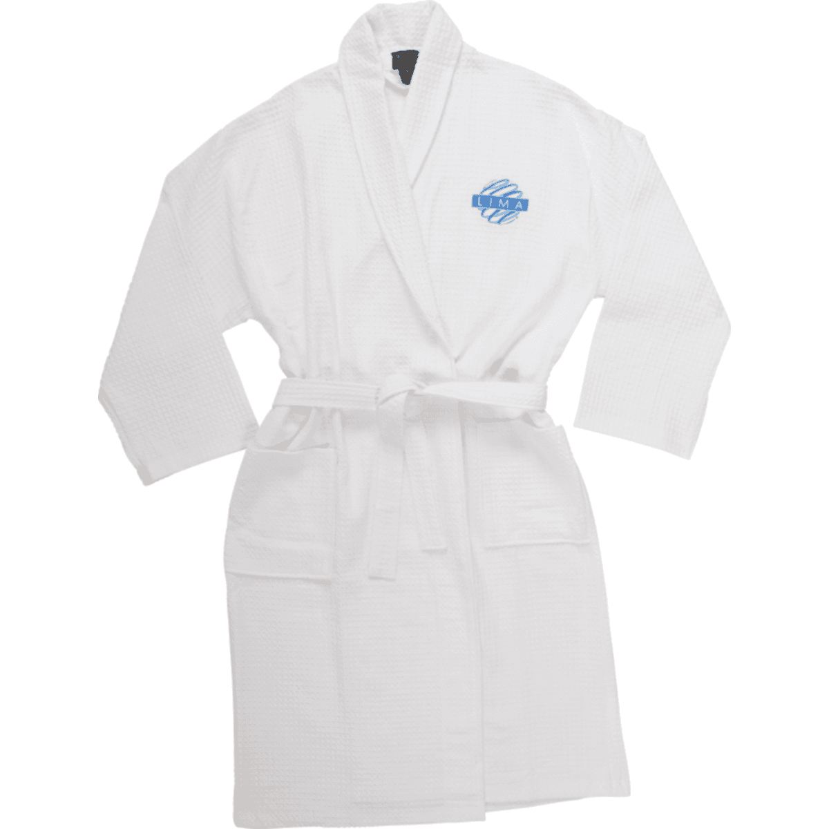 Promotional Seville spa waffle weave robe Personalized With Your Custom