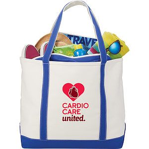 Baltic 24oz Cotton Canvas Tall Zippered Tote