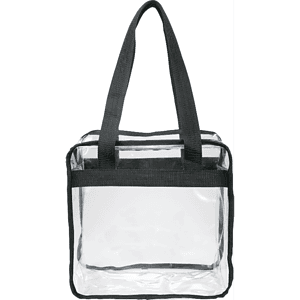 Game Day Clear Zippered Safety Tote