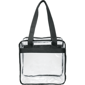 Game Day Clear Zippered Safety Tote
