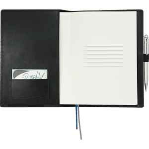 FSC® Mix 7" x 10" Uptown Refillable Leather Journa