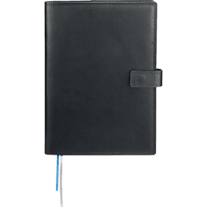 FSC® Mix 7" x 10" Uptown Refillable Leather Journa