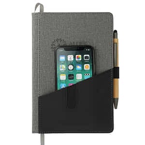 FSC® Mix 5.5" x 8.5" Siena Heathered Bound Journal