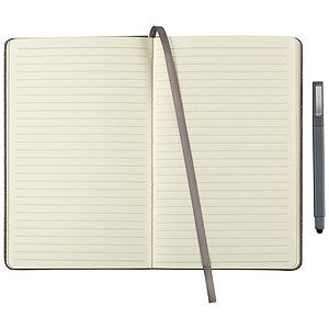 FSC® Mix 5.5" x 8.5" Heathered Hard Bound Journal