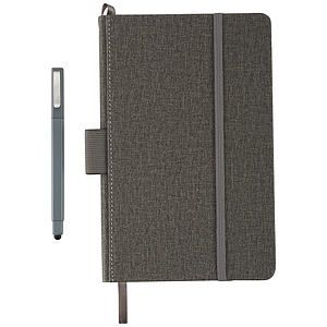 FSC® Mix 5.5" x 8.5" Heathered Hard Bound Journal