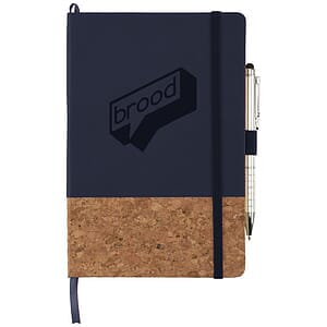 FSC® Mix 5.5" x 8.5" Lucca Cork Hard Bound Journal