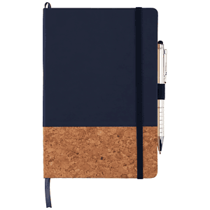 FSC® Mix 5.5" x 8.5" Lucca Cork Hard Bound Journal