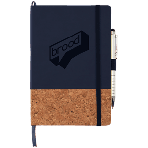 FSC® Mix 5.5" x 8.5" Lucca Cork Hard Bound Journal
