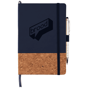 FSC® Mix 5.5" x 8.5" Lucca Cork Hard Bound Journal