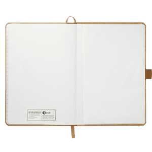 5.5" x 8.5" Washable Kraft Stone Bound Journal