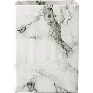 4 Piece Faux Marble Desktop Set