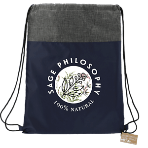 Ash Recycled Drawstring Bag