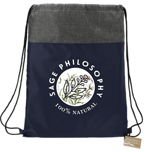Ash Recycled Drawstring Bag
