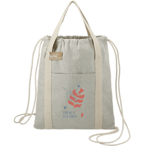 Repose 5oz. Recycled Cotton Drawstring Bag
