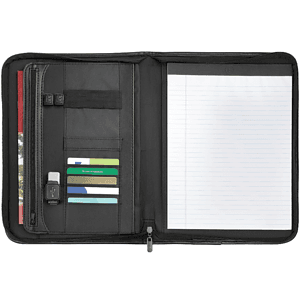 FSC® Mix Burke Zippered Padfolio