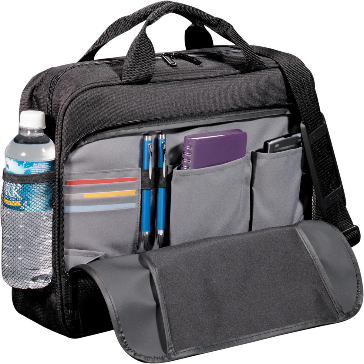 Custom Eclipse deluxe business briefcase personalized with your custom