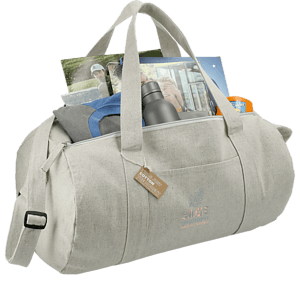 Repose 10oz Recycled Cotton Barrel Duffel