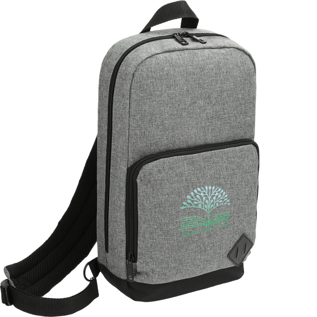 Graphite deluxe recycled sling backpack Corporate Specialties