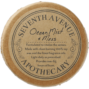 Ocean Mist and Moss 11 oz Glass Jar Candle