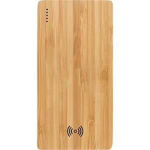 FSC® 100% Bamboo 5000 mAh Wireless Power Bank