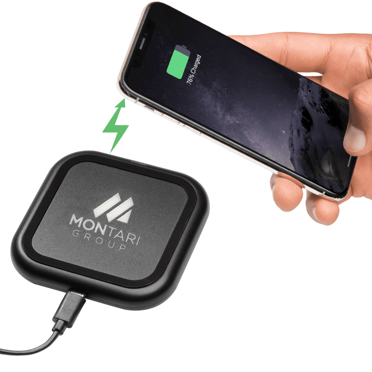 Radiant Light Up Logo Wireless Charging Pad Corporate Specialties