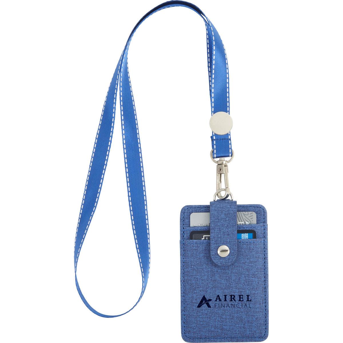Rfid card holder with lanyard Order Swag