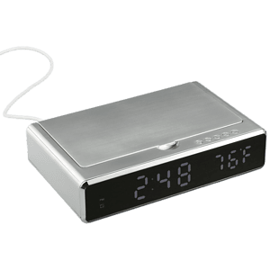 UV Sanitizer Desk Clock with Wireless Charging
