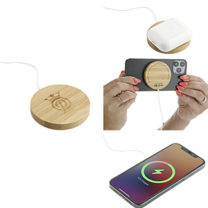 FSC® 100% Bamboo MagClick™ Fast Wireless Pad