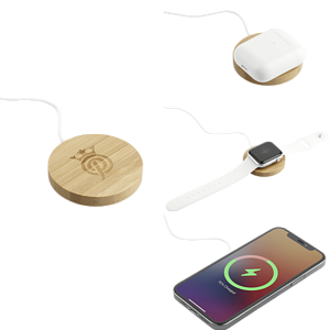 FSC® 100% Bamboo MagClick™ Fast Wireless Pad