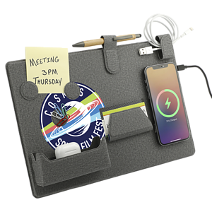 MagClick™ Fast Wireless Charging Desk Organizer