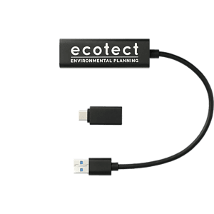 Aluminum 4-Port USB 3.0 Hub with Type C Adapter