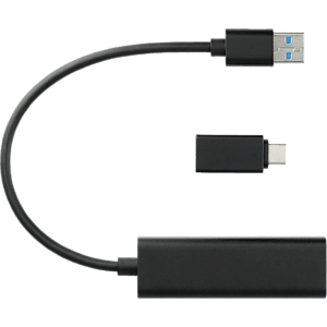 Aluminum 4-Port USB 3.0 Hub with Type C Adapter