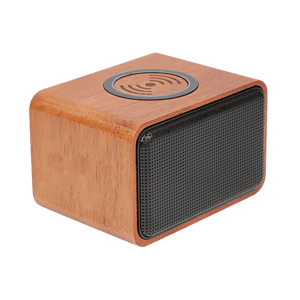 Wood Bluetooth Speaker with Wireless Charging Pad