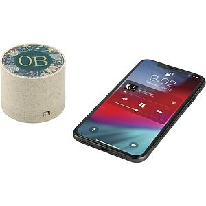 Custom wheat straw speaker