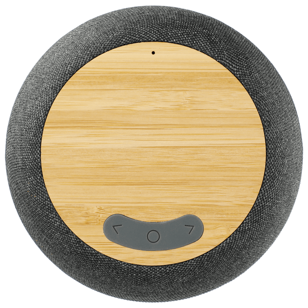 Custom Garm fabric bamboo speaker with wireless chargin Brand Merch ...