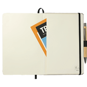 5.5" x 8.5" Recycled Cotton Bound Journal Set