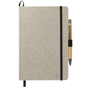 5.5" x 8.5" Recycled Cotton Bound Journal Set