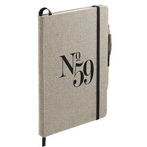 5.5" x 8.5" Recycled Cotton Bound Journal Set