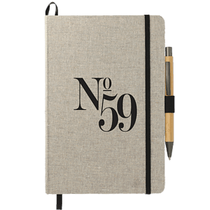 5.5" x 8.5" Recycled Cotton Bound Journal Set