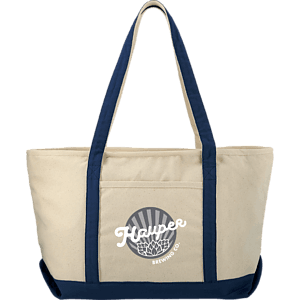 Baltic 18oz Cotton Canvas Zippered Tote