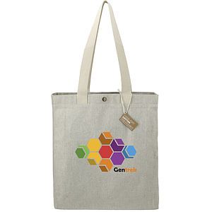 Repose 10oz Recycled Cotton Box Tote w/Snap