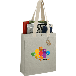 Repose 10oz Recycled Cotton Box Tote w/Snap