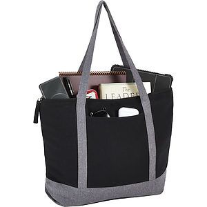 Repose 10oz Recycled Cotton Zippered Tote