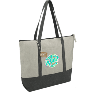 Repose 10oz Recycled Cotton Zippered Tote