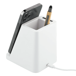 Wireless Charger Pen Holder/Dual Outputs