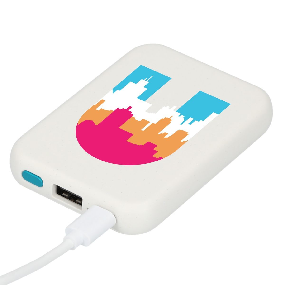 Recycled abs 3000 mah wireless power bank Inkmule