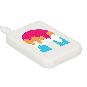 Recycled ABS 3000 mAh Wireless Power Bank