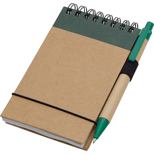 FSC® Mix 5" x 3" Recycled Jotter with Pen